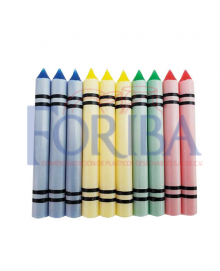 Vela Crayola Colores