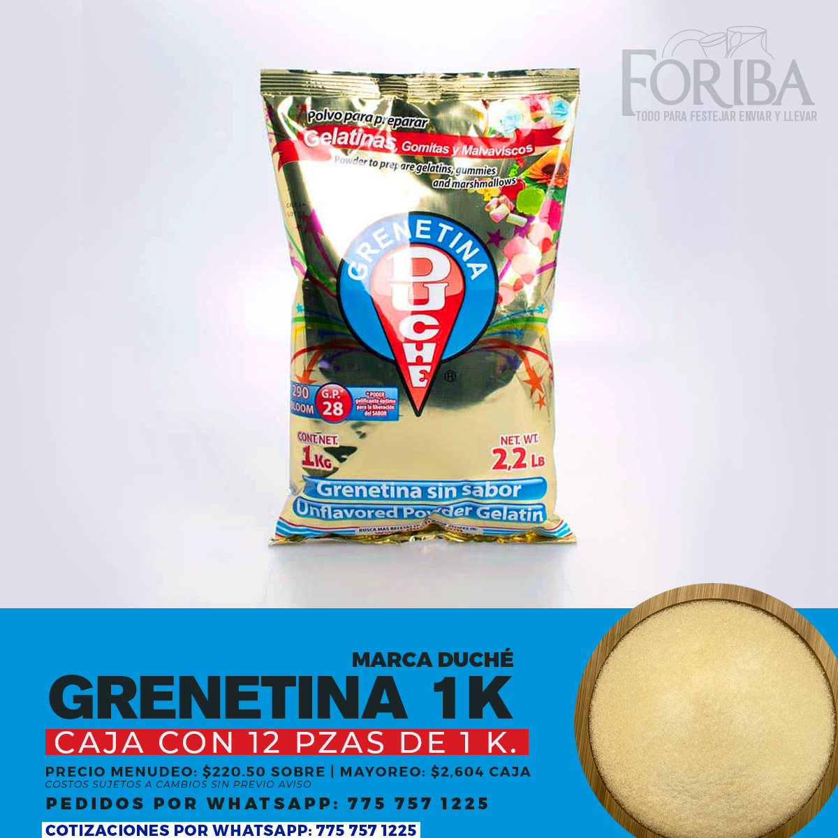 GRENETINA DUCHÉ 1 KILOGRAMO