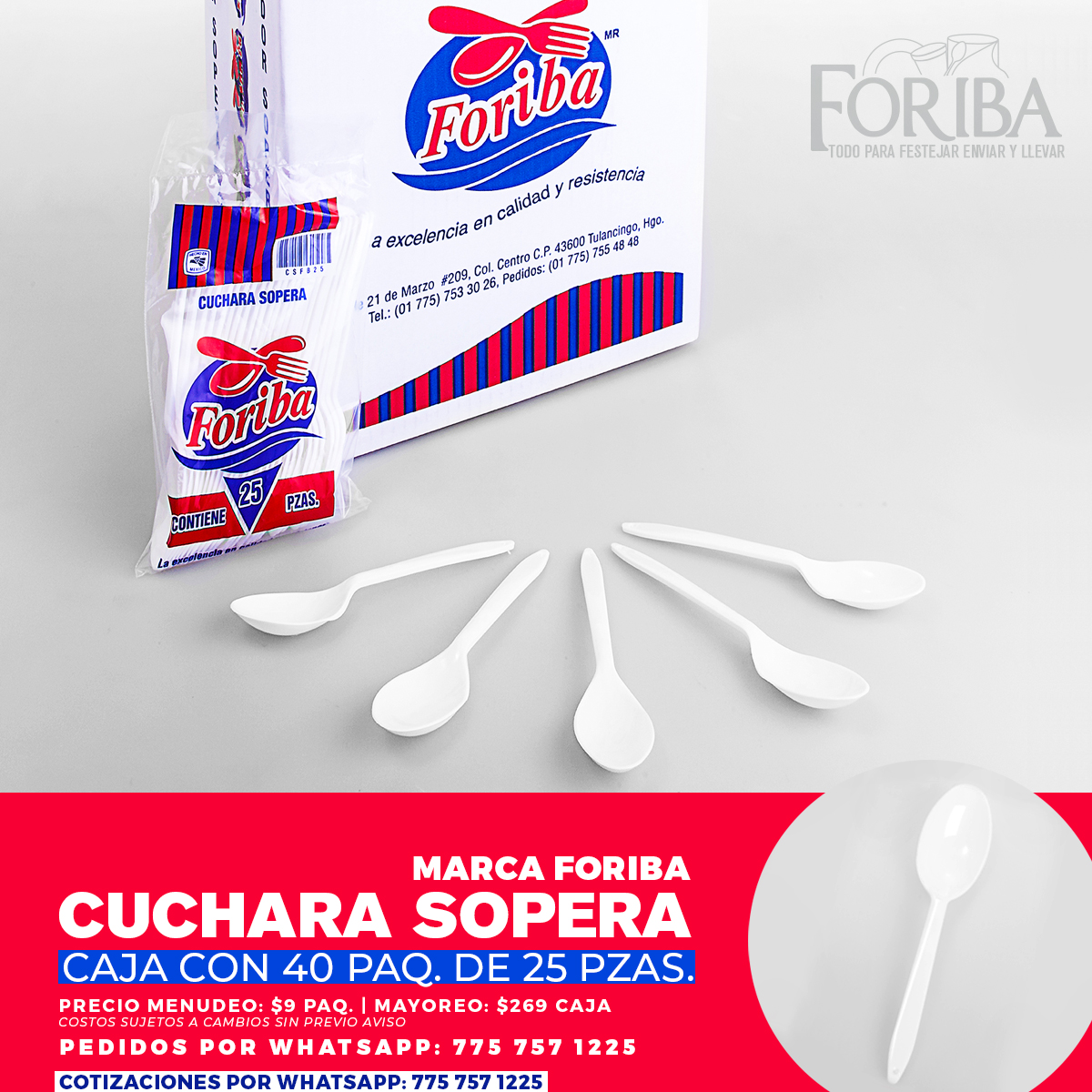 CUCHARA SOPERA FORIBA